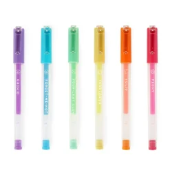 Set de 6 Stylos à Encre Gel Pastel - Spring is in the Air