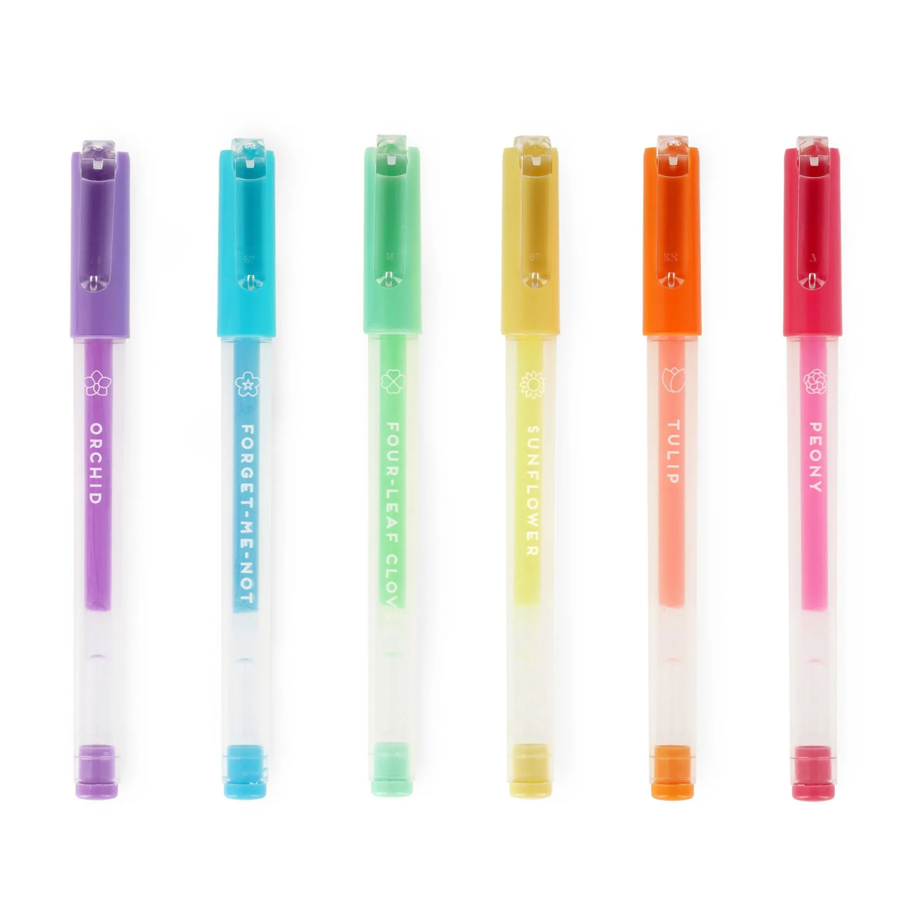 Set de 6 Stylos à Encre Gel Pastel - Spring is in the Air
