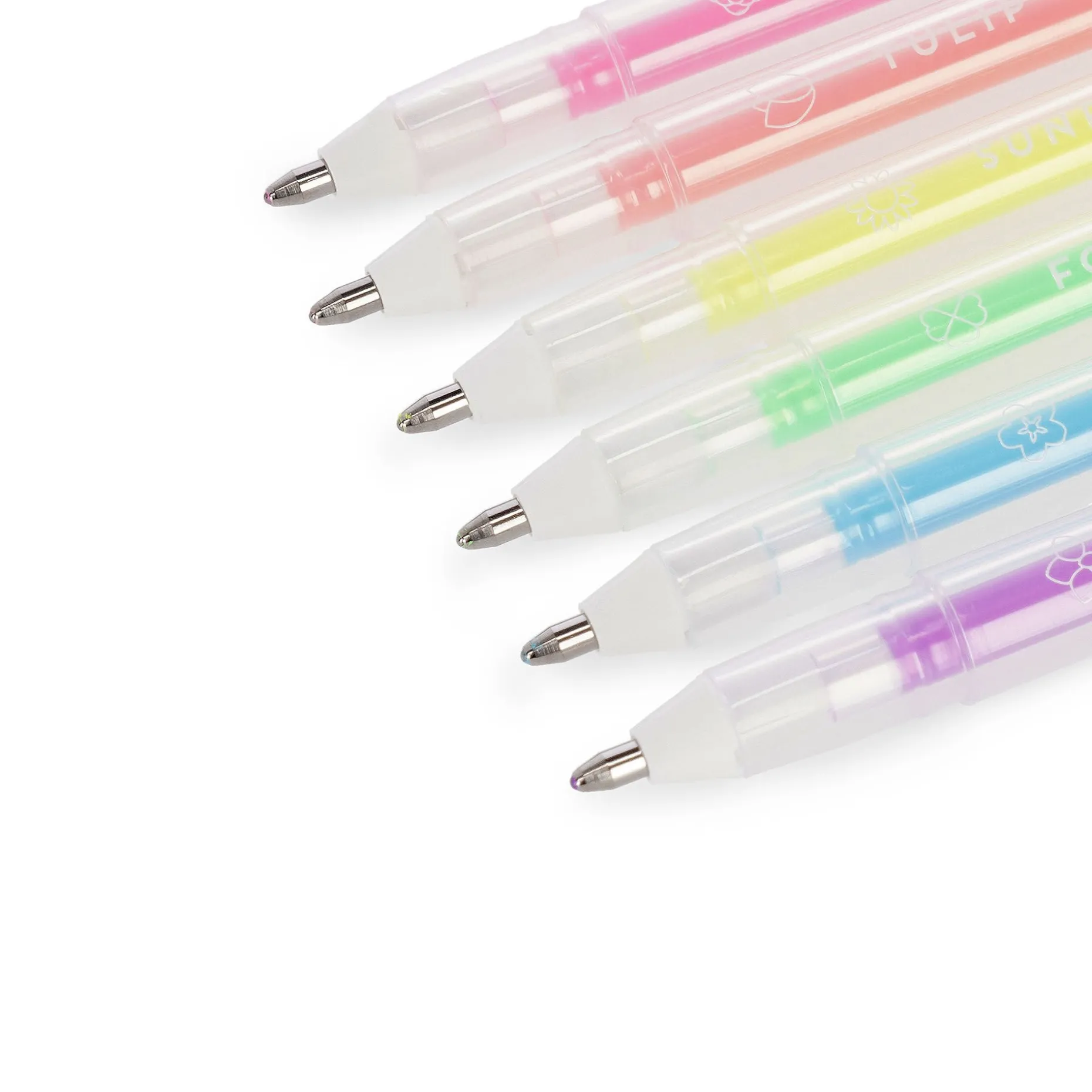 Set de 6 Stylos à Encre Gel Pastel - Spring is in the Air