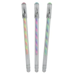 Set de 3 Stylos à Encre Gel Multicolore - Twist