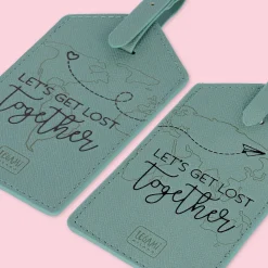 Set de 2 Étiquettes de Bagage - Let's Get Lost Together