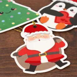 Set de 10 Étiquettes de Cadeau de Noël