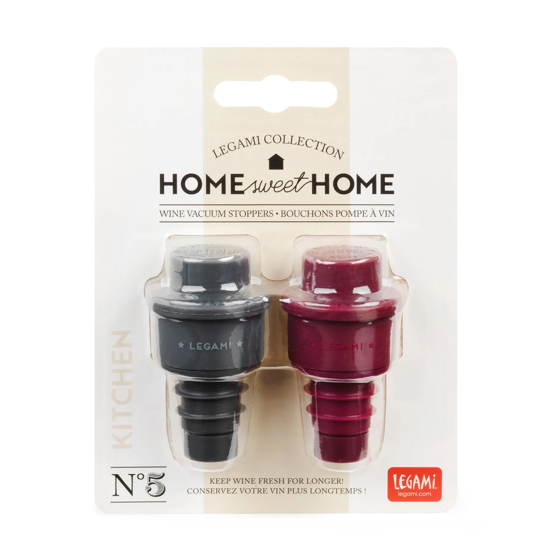 Set de deux Bouchons Pompe à Vin