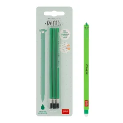 Set Stylo effaçable Dino et recharge verte