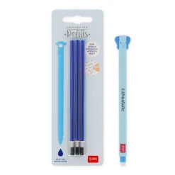 Set Stylo effaçable Elephant et recharge bleue