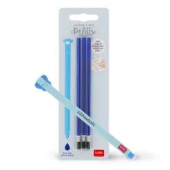 Set Stylo effaçable Elephant et recharge bleue