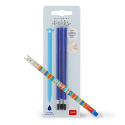 Set Stylo effaçable Llama et recharge bleue
