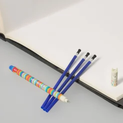 Set Stylo effaçable Llama et recharge bleue