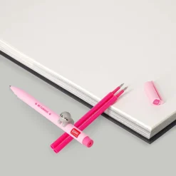 Set Stylo Lovely Kitty et Recharge Rose
