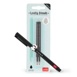 Set Stylo Lovely Panda et Recharge Noire