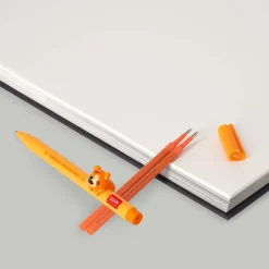 Set Stylo Lovely Tiger et Recharge Orange