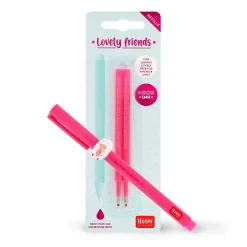 Set Stylo Lovely Unicorn et Recharge Rose Néon