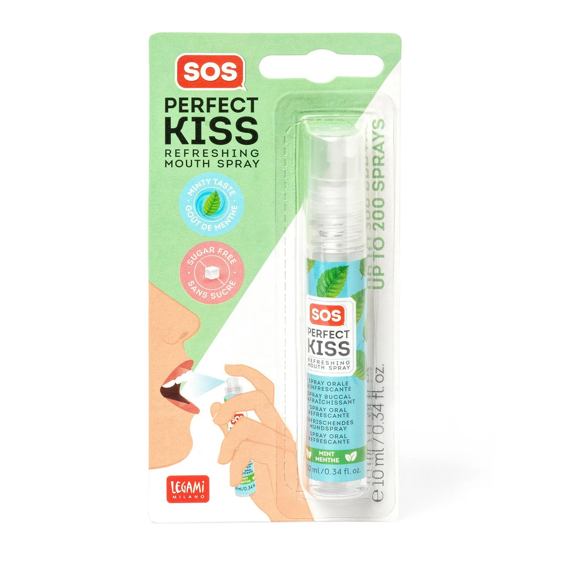 Spray buccal à la Menthe - SOS Perfect Kiss