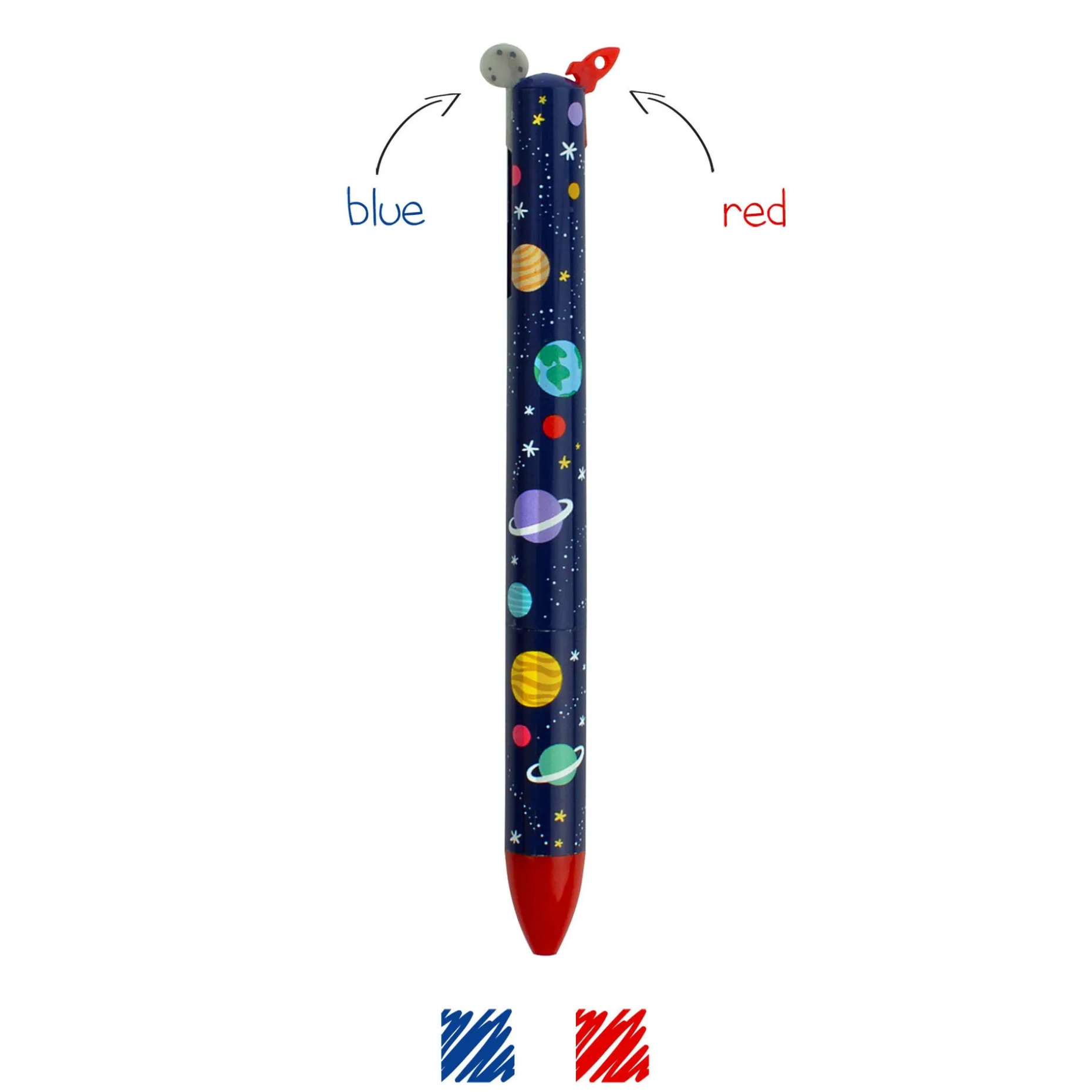 Stylo à Bille à deux Couleurs - Click&Clack