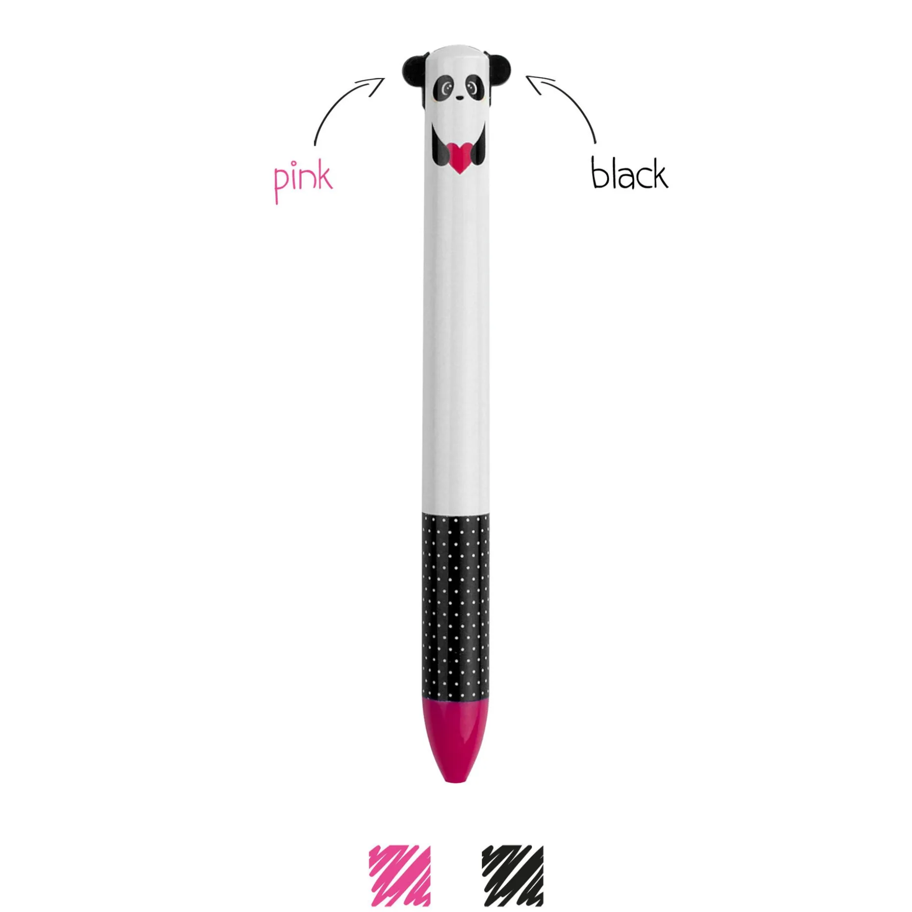 Stylo à Bille à deux Couleurs - Click&Clack