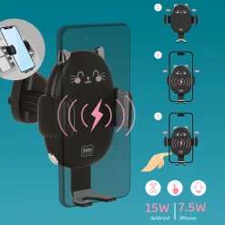 Support et Chargeur Sans Fil Voiture