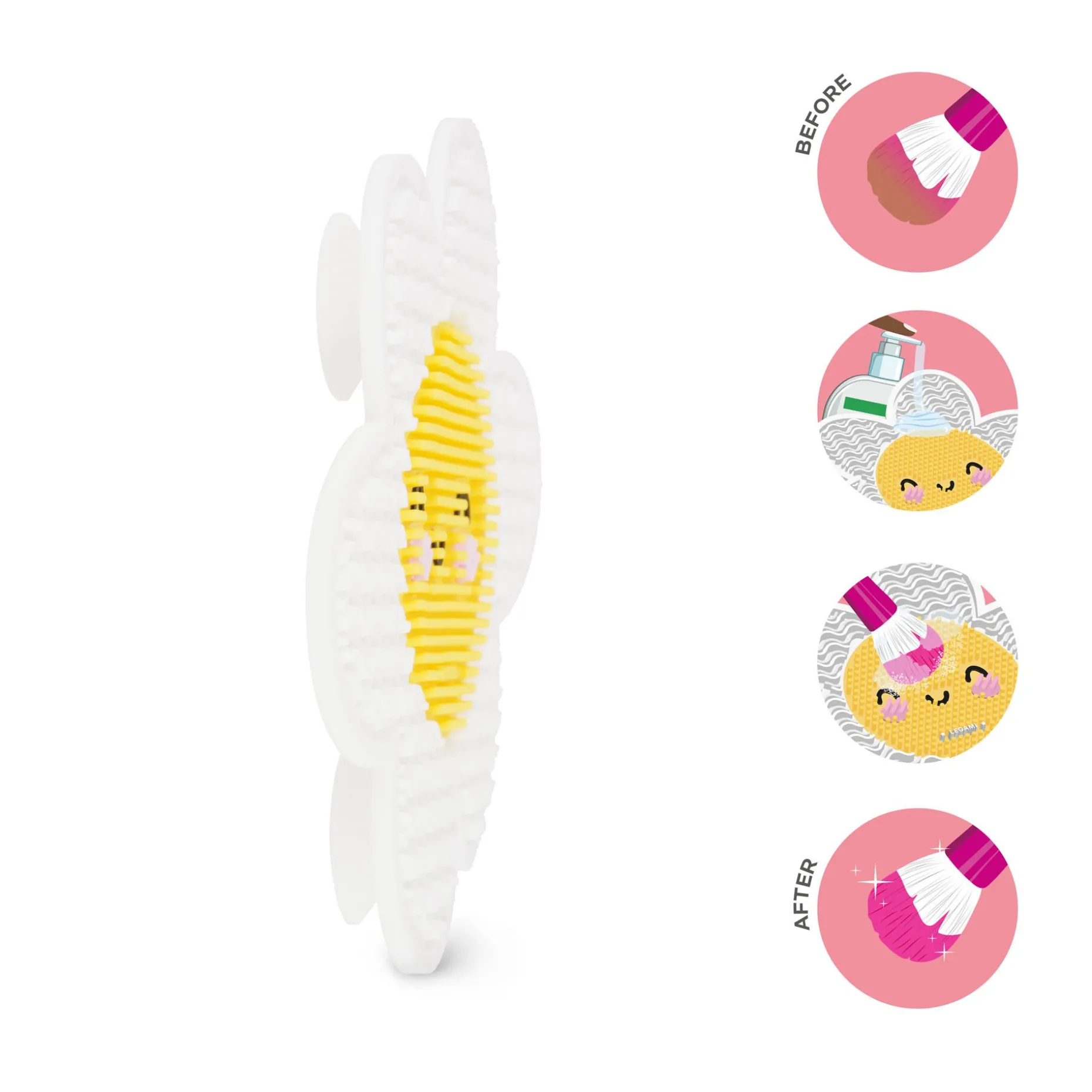 Tapis de Nettoyage pour Pinceaux de Maquillage - Brush it Off!
