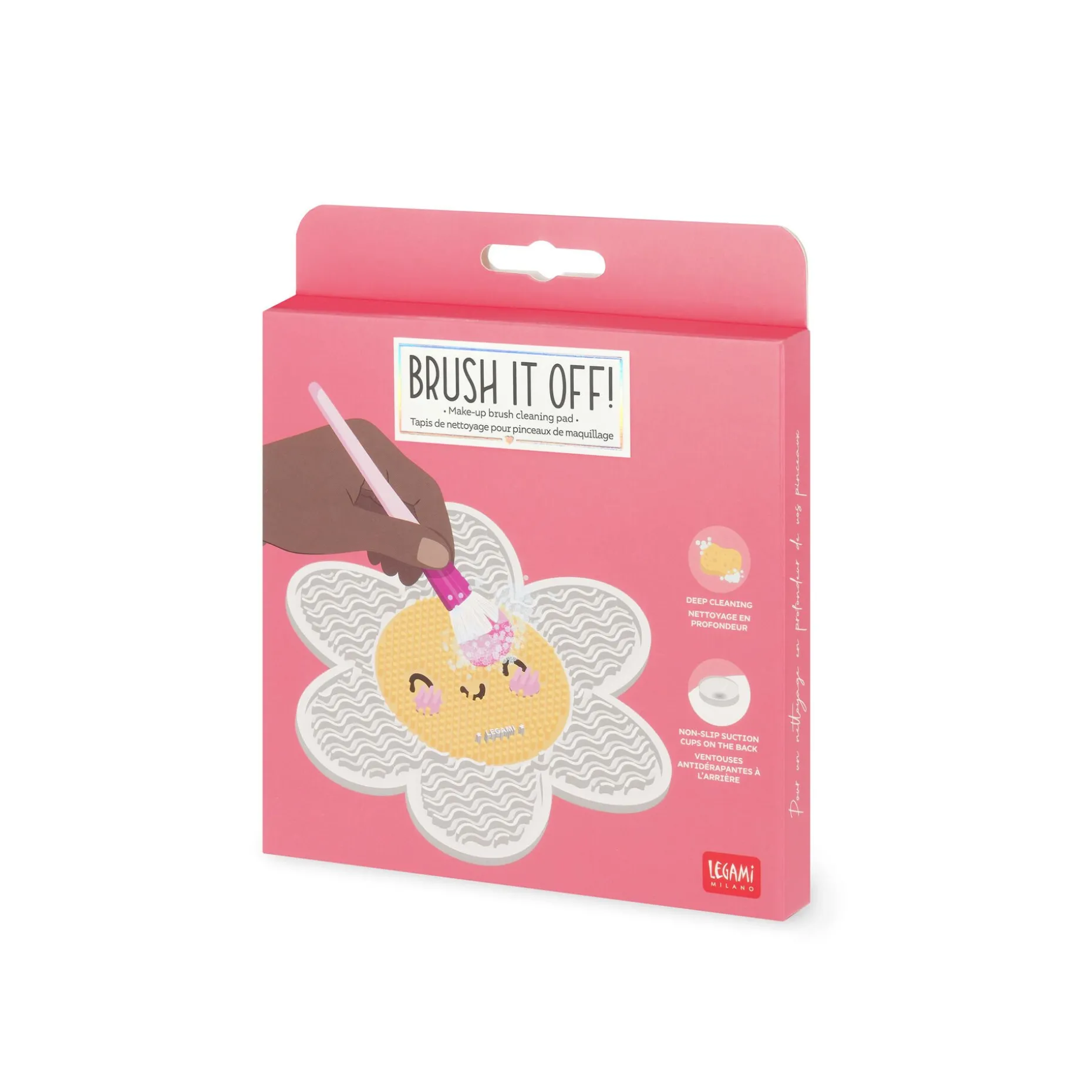Tapis de Nettoyage pour Pinceaux de Maquillage - Brush it Off!