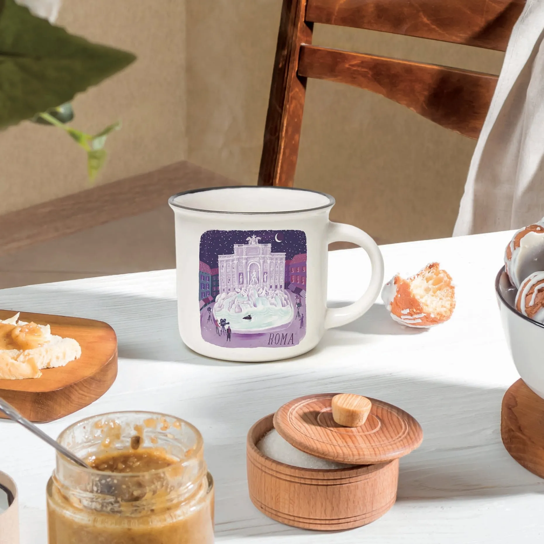 Tasse en Porcelaine - Cup-Puccino - World Cities Collection