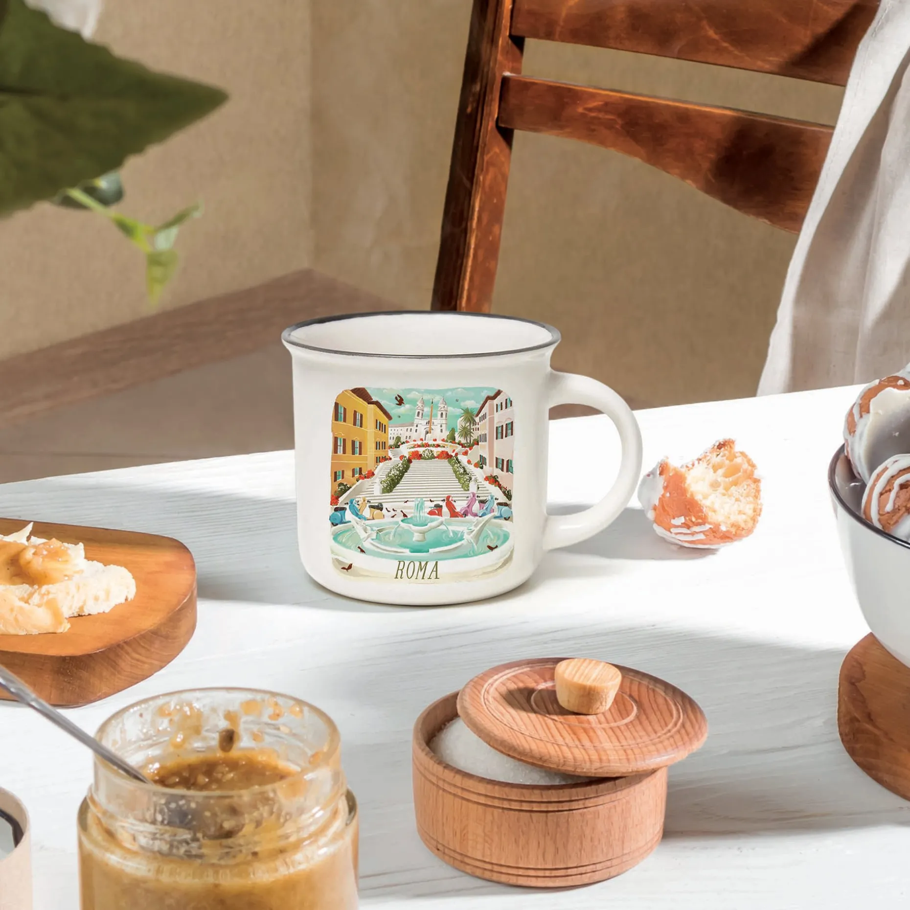 Tasse en Porcelaine - Cup-Puccino - World Cities Collection
