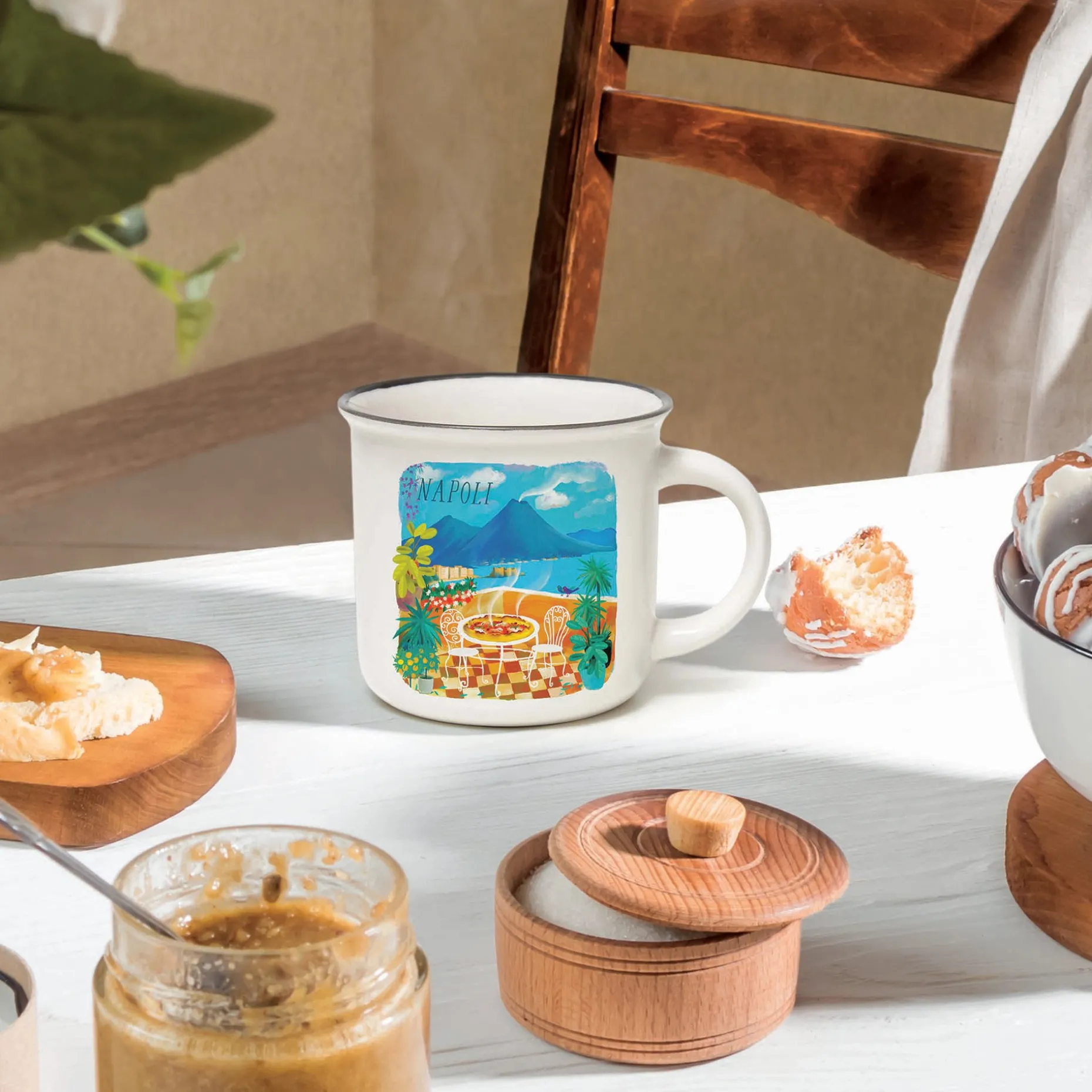Tasse en Porcelaine - Cup-Puccino - World Cities Collection