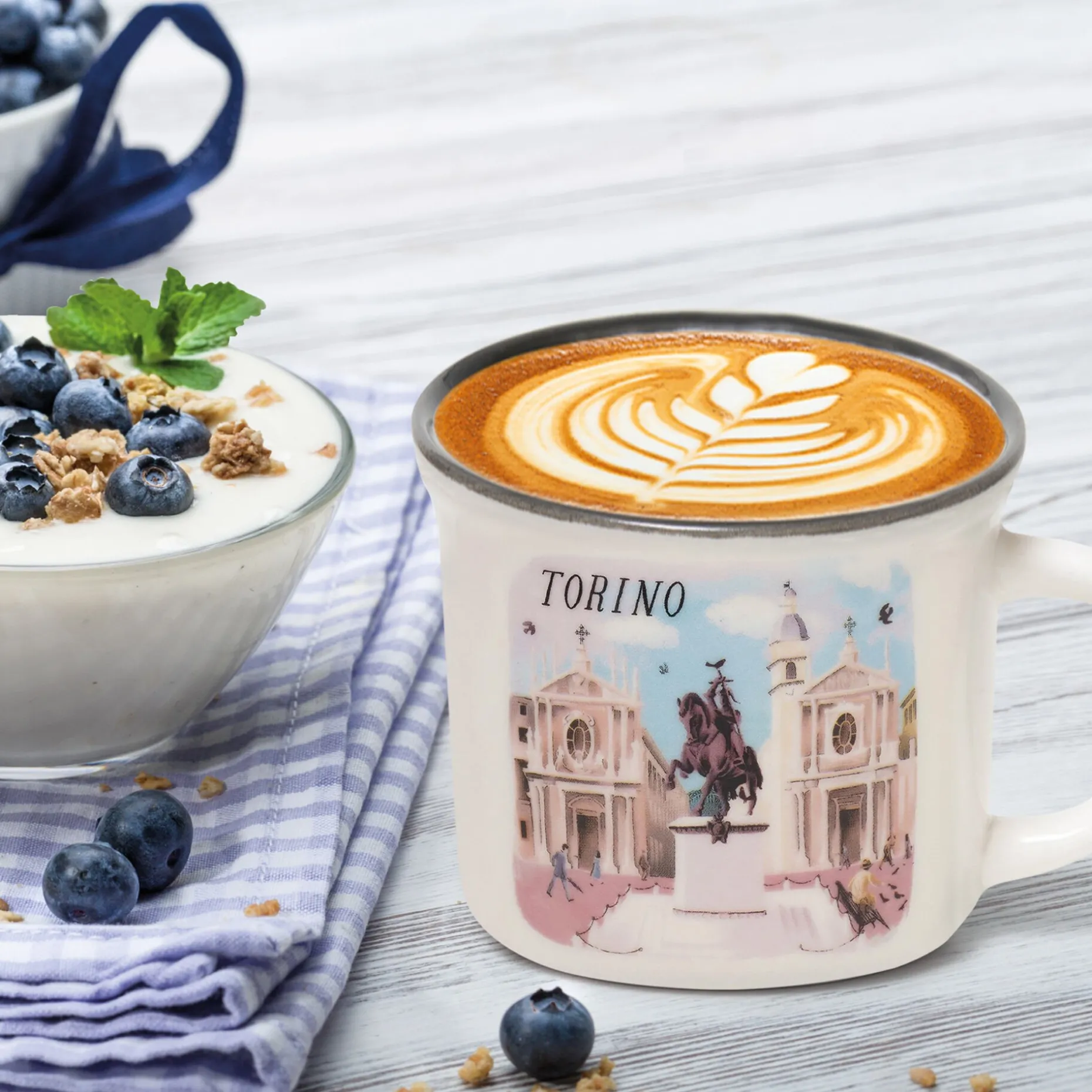 Tasse en Porcelaine - Cup-Puccino - World Cities Collection
