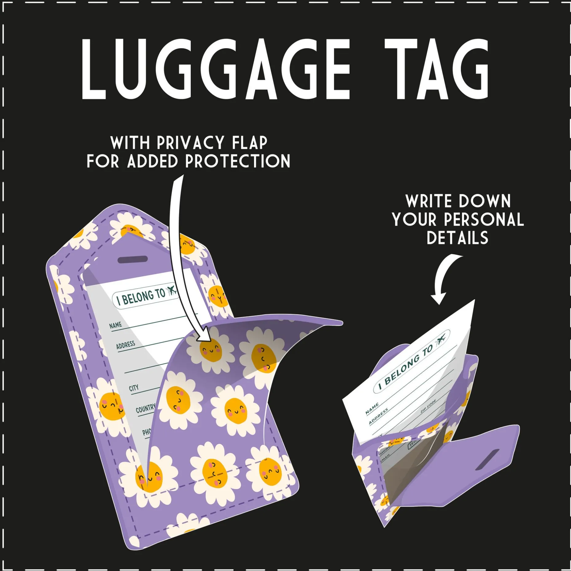 Étiquette de Bagage - Luggage Tag