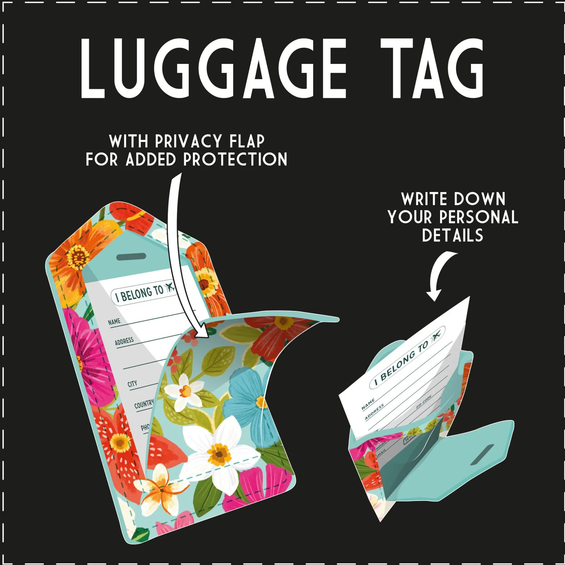 Étiquette de Bagage - Luggage Tag