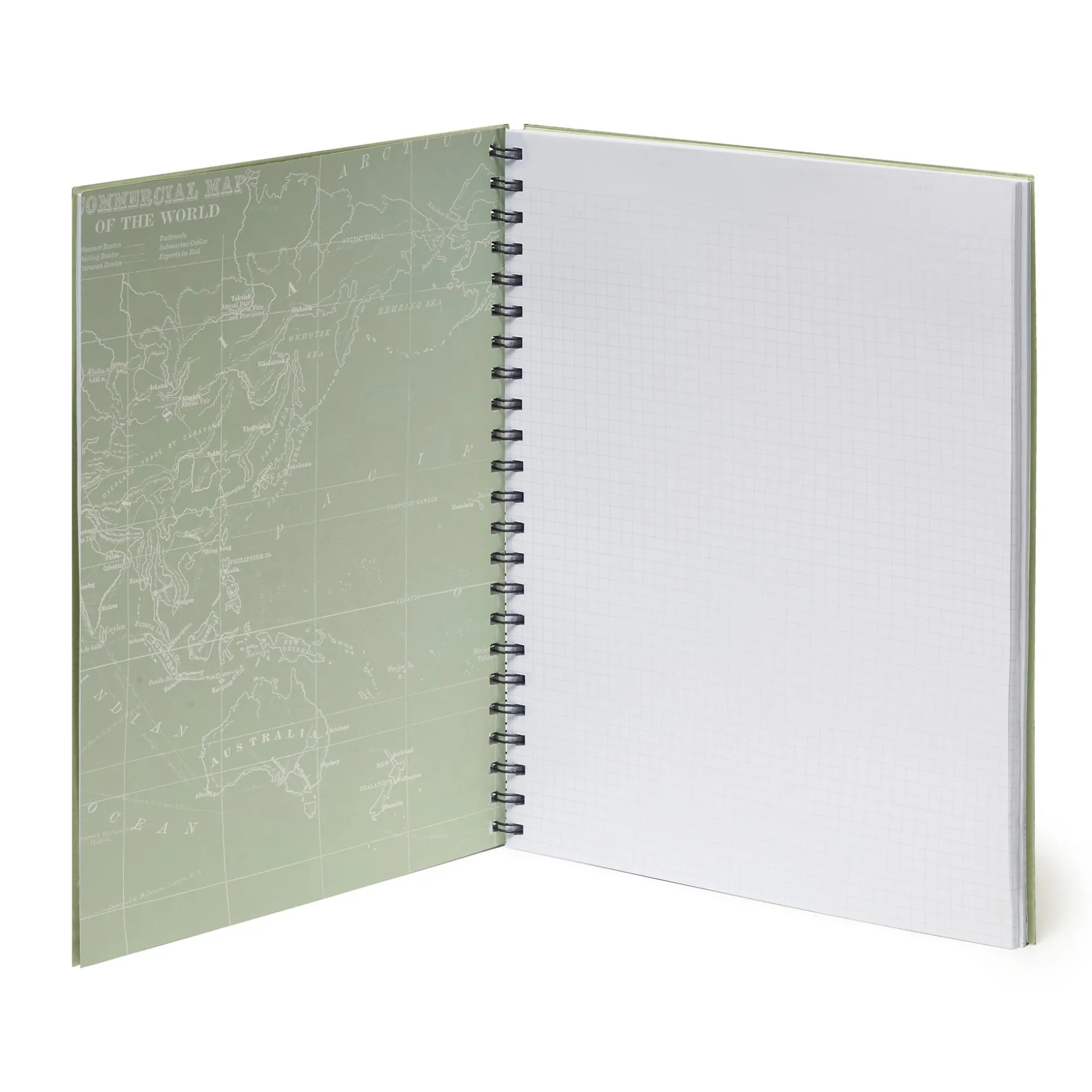Trio - Cahier à Spirale 3 en 1 - Maxi - Format A4