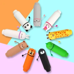 Trousse en Silicone Souple 2-en-1 - Kawaii